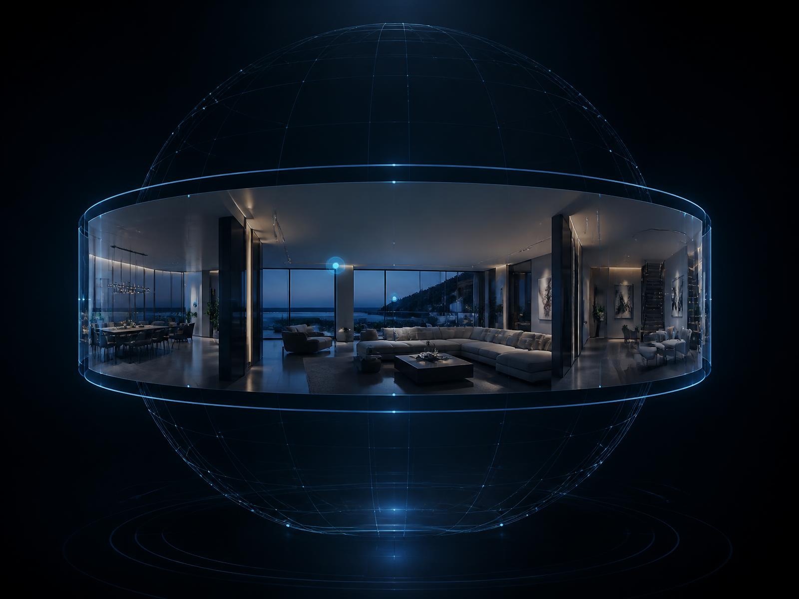 SMART VR interactive 360 degree virtual tour interface